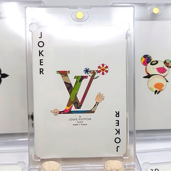 ♥️♣️Louis Vuitton♠️♦️WHITE MURAKAMI Collector’s Single Playing Card - 2 ♦️ - Picture 7 of 15